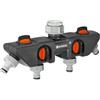 Gardena Distributore a 4 vie GARDENA 8194-20 per attacco filettato da 33,3 mm e 26,5 mm