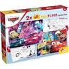 Liscianigiochi- Saetta McQueen Disney Puzzle DF Maxifloor 2 x 60 Cars, Multicolore, 97913
