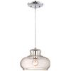 Westinghouse Lighting Lampada a Sospensione E27, Cromo, acciaio