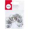 Rayher 2520200 Anelli in Metallo da Aprire, 19 mm ø Interno, SB-Btl. 12 Pezzi