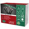Konstsmide catena luminosa a micro LED, 20 diodi a luce bianca calda, 24 V trasformatore interno, cavo verde 6351 - 120
