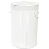 Compactor JENNY XL Cesto Portabiancheria BAMBOO 40x60 cm Bianco