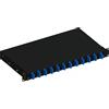 Techly Cassetto ottico Techly 19''con 12 prese SC Duplex monomodali Nero