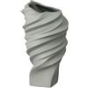 ROSENTHAL STUDIO-LINE VASO SQUALL, STUDIO LINE GRIGIO LAVA, MIDI - h 14.9 x L 8,8 cm