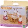 Sylvanian Families - Set tavolo con sedie