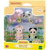 Sylvanian families - personaggi collezionabili - amici dell'asilo - sotto la pioggia