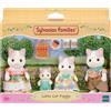Sylvanian families - famiglia gatto latte - personaggi collezionabili del mondo sf