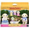 Sylvanian Families Famiglia coniglio flora - personaggi del meraviglioso mondo sylvanian