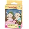 Sylvanian families - gemelli coniglio flora - personaggi collezionabili sf