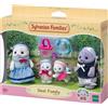 Sylvanian families - famiglia foca - personaggi collezionabili del mondo sf