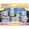 Sylvanian families - famiglia leopardo delle nevi- personaggi collezionabili sf