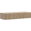 Selsey Consolle Ingresso Sospeso 90 x 17 cm Tavolo Console con Cassetto A Lamelle Rovere Oliato Nolie