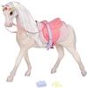 Glitter Girls - Starlight - Cavallo giocattolo da 36 cm - Criniera e coda bianche e lucenti - Tiara e sella rimovibile - Accessori per bambole - Bambini 3 anni +
