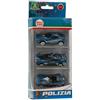 Giochi Preziosi Polizia - 3 Veicoli Die Cast Della Polizia Mod2 A Ruota Libera In Scala 1:64 Livrea Originale Della Polizia E Dettagli Serigrafati. Per Bambini A Partire Dai 4 Anni