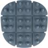 PARSA Beauty Id spazzola paddle per shampoo pulizia profonda marrone Spazzola piatta 1 pz.