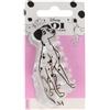 PARSA Beauty Pinza per capelli fantasia dalmata bianca Fermacapelli 1 pz.
