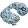 Medi Partners Cuscini da Viaggio Bambini Cuscino per Collo Seggiolino Auto - 100% Cotone Minky Bambino Poggiatesta Cervicale Testa Neonato Aereo Pillow (Foresta con menthe Minky)