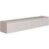 LBSIGN Mobile TV Sospeso 175 cm 2 Ante A Ribalta Tortora Lume