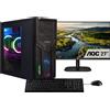CAPTIVA Power Starter R80-002 Bundle TFT AMD Ryzen 5 16 GB DDR4-SDRAM 1 TB SSD Windows 11 Home (80002)