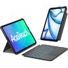 inateck Tastiera Inateck per iPad 11"/10,9" QWERTZ RGB color grafite