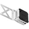 AODUKE Alluminio Alloy Mac mini M4 VESA, Mac mini 2024 Dock Stand, Mac mini M4 Pro VESA Monitor Extension Plate, compatibile con 75 x 75/100 x 100 mm Hole Distance-BW-MAX2