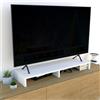 Henor supporto per monitor rialzo TV in legno 115 x 35 x 12 cm mobile Tv portata 90 kg Bianco