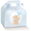Scotton Valigetta Portaconfetti Little Bear 70 x 60 x 43 Mm Azzurro 10 Pz