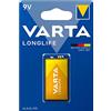 Zarivy PILA ALCALINA 9V - 6LR61 LONGLIFE (BLISTER 1 pz.) ideale per dispositivi che richiedono una fonte di energia duratura. Dimensioni: 26,5 x 17,5 x 48,5 mm. Potenza e affidabilità in ogni utilizzo.