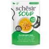 Schesir Cat Soup pollo con carote e zucca zuppa per gatti (busta) 2 scatole (24 x 40 g)