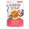 Schesir Cat Soup con salmone e carote zuppa per gatti (busta) 1 scatola (12 x 40 g)