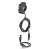 GIVI Presa USB e USB-C da Manubrio per Moto, 12-24V Input, Compatibile con Manubri 22-25,4mm, con Cablaggio