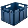 keeeper Contenitore con Maniglie, Euro-Box M, Procyclen, 16 l, Bruno Eco Line, Eco-Blu