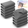 AiQInu 10 Pezzi Panni Magici Ispessiti, Microfibra Panno Pulizia, Riutilizzabili in Microfibra 30X30cm, Panno per Pulizia in Fibra Per Cucina, Pulizia Casa, Moto,Auto,Interni,Vetri