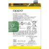 OPPO BATTERIA LITIO INTEGRATA ORIGINALE BLP835 BULK PER RENO5 F - RENO5 LITE - F19 PRO - A94 4G