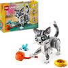 LEGO Creator 3 in 1 Gatto Giocoso Giocattolo - Animale che si Trasforma in Piccione o in Cane Domestico - Regalo di Compleanno Creativo per Bambine e Bambini da 8 Anni in su - 31163