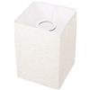 SUPVOX Paralume rettangolare 14 x 14 x 20 cm, in tessuto di lino, per lampade da tavolo, da terra, luce soffusa, camera da letto e soggiorno