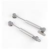 TopHomer 2 puntoni a gas, 100 N, molla a gas di supporto, cerniere a chiusura ammortizzata per armadietti in vetro, pavimenti, portelli, coperchi (20 cm)