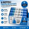 Gamef 90 Sacchi Spazzatura 40L 55x70 Con Stringhe Blu (6 conf 30344)