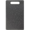Olivia Tagliere da cucina antigraffio in PP nero 25x15cm spessore 8 mm