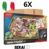 POKEMON CASE 6x COLLEZIONE PREMIUM MEGA ZYGARDE EX ITALIANO ITA