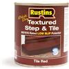 Rustins TXSTRDW500 strutturato e piastrelle passo, rosso, 500 ml