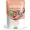 Schesir tonnetto con salmone (gelatina) cibo umido per gatti (busta) 1 scatola (12 x 85 g)