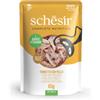 Schesir tonnetto con pollo (gelatina) cibo umido per gatti (busta) 1 scatola (12 x 85 g)