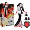 Disney Hasbro Disney Princess Villains, Crudelia De Mon, fashion doll con accessori e vestiti rimovibili, giocattolo per bambini dai 5 anni in su, Esclusivo Amazon