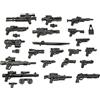 BricksStuff BrickArms Star Wars™ Blaster Nova Set di armi | Set contiene 21 armi | Adatto per figure di blocco