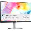Dell S2722DC USB-C 27 QHD (2560x1440) Monitor, 75Hz, IPS, 4ms, AMD FreeSync, 99% sRGB, Altoparlanti integrati, USB-C, 2x HDMI, 3 Anni di Garanzia, Argento