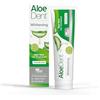 Aloe Dent Dentifricio AloeDent Sbiancante all'Aloe Vera Senza Fluoro, Azione Naturale, Vegano, Senza Crudeltà, Senza SLS, Naturalmente Bianco, Gengive Sane, 100ml
