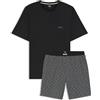 Boss Set Pigiama da Uomo, Dark Grey 026, M