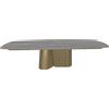 BONTEMPI tavolo allungabile rettangolare e a botte KIMONO 54.15 300/250/200x106 cm - 54.15