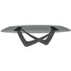 BONTEMPI tavolo fisso a botte con struttura antracite BACH 53.92 220x116 cm - 53.92-M310-C158